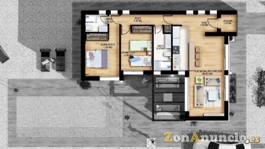 VILLA/CHALET EN LA CABUZANA CON PARCELA DE 1000 M2